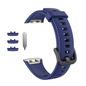   RMPACK Honor Band 6 Pótszíj Óraszíj Szilikon - Sport Style Sötétkék