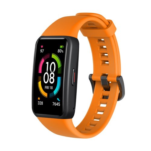 RMPACK Honor Band 6 Pótszíj Óraszíj Szilikon - Sport Style Narancssárga