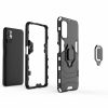 RMPACK Xiaomi Redmi Note 10 5G Védőtok Ring Guard Gyűrűs 2in1 Tok Ütésálló - Kitámasztható TPU Hybrid Fekete