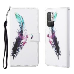   RMPACK Xiaomi Redmi Note 10 5G Notesz Tok Mintás Kitámasztható - Kártyatartóval Colorful Series A01