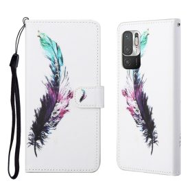   RMPACK Xiaomi Redmi Note 10 5G Notesz Tok Mintás Kitámasztható - Kártyatartóval Colorful Series A01
