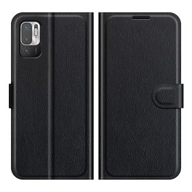   RMPACK Xiaomi Redmi Note 10 5G Notesz Tok Business Series V2 Kitámasztható Bankkártyatartóval Fekete