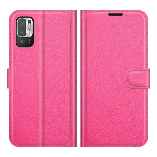 RMPACK Xiaomi Redmi Note 10 5G Notesz Tok Business Series V2 Kitámasztható Bankkártyatartóval Pink