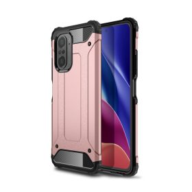   RMPACK Xiaomi Poco F3 / Mi 11i 5G Ütésálló Armor Tok Guard Series 2in1 Rózsaarany