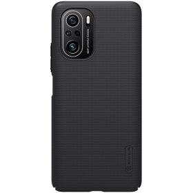   RMPACK Xiaomi Poco F3 / Mi 11i 5G Nillkin Tok Fiber Textured Series Hybrid TPU PC Fekete