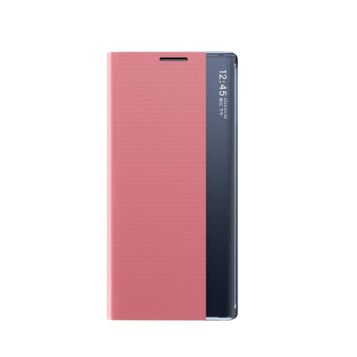 RMPACK Xiaomi Poco F3 / Mi 11i 5G Notesz Tok Prémium View Window Ablakos Rózsaszín