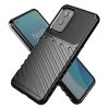 RMPACK OnePlus 9 Szilikon Tok Twill Ütésálló Thunder Series Kivitel Fekete