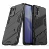 RMPACK Oppo Reno 5 Z 5G Tok 2in1 Ütésállókivitel Lencsevédővel Armor TPU Fekete