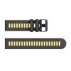 RMPACK Xiaomi Mi Watch Óraszíj Szilikon Pótszíj Sport Style Fekete/Sárga