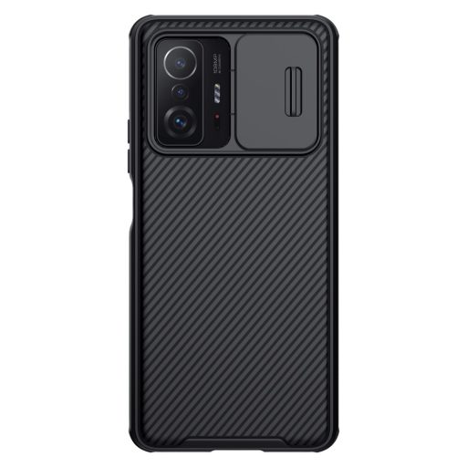 RMPACK Xiaomi 11T / 11T Pro Nillkin Tok CamShield Kameravédővel Ütésállókivitel Fekete