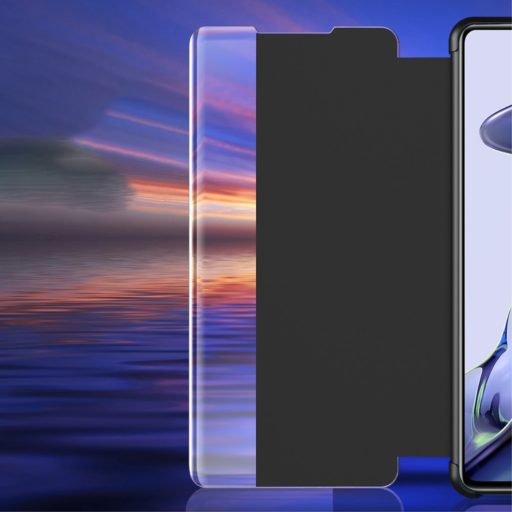RMPACK Xiaomi 11T / 11T Pro Notesz Tok Ablakos View Window Series Kitámasztható Fekete