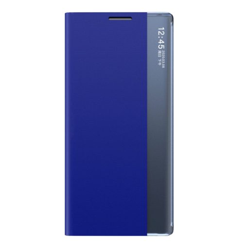 RMPACK Xiaomi 11T / 11T Pro Notesz Tok ELEGANT Style Ablakos View Window Series Kitámasztható Kék