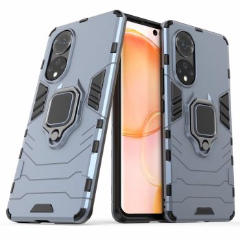   RMPACK Honor 50 / Huawei Nova 9 Védőtok Ring Guard Gyűrűs 2in1 Tok Ütésálló - Kitámasztható TPU Hybrid Kék