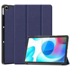   RMPACK Realme Pad 10.4 Tok Tri-Fold Series Notesz Kitámasztható Sötétkék