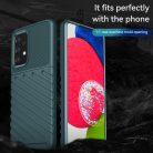 RMPACK Samsung Galaxy A53 5G Szilikon Tok Twill Ütésálló Thunder Series Kivitel Zöld