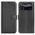 RMPACK Xiaomi Poco X4 Pro 5G Notesz Tok Business Series Kitámasztható Bankkártyatartóval Fekete