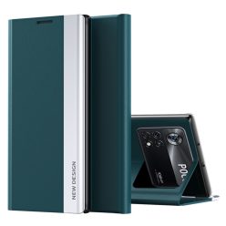   RMPACK Xiaomi Poco X4 Pro 5G Notesz Tok New Design Series Kitámasztható Mágneses Zöld