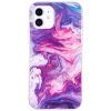 iPhone 12 / iPhone 12 Pro Szilikon Tok Mintás Marble Style Mintázattal B04