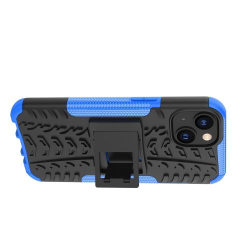 iPhone 14 Szilikon Tok 2in1 Cool Tyre Kitámasztható Kék