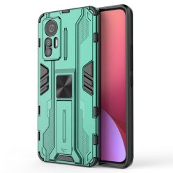   RMPACK Xiaomi 12 Lite Tok Ütésálló Heavy Duty Series 2in1 Hybrid Kitámasztható Zöld