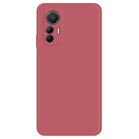   RMPACK Xiaomi 12 Lite Szilikon Tok Lining Shock Series Premium Lencsevédő Kerettel TPU Piros