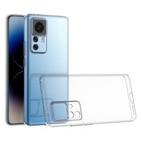   RMPACK Xiaomi 12T Szilikon Tok Crystal Series TPU Beépített Lencsevédővel Áttetsző