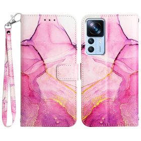   RMPACK Xiaomi 12T Pro / 12T Notesz Tok Mintás Marble Series Márvány Mintázattal - Kártyatartóval Kitámasztható M01