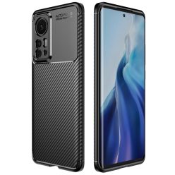   RMPACK Xiaomi 12 Pro Szilikon Tok New Carbon Series Mintázattal Fekete