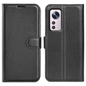   RMPACK Xiaomi 12 Pro Notesz Tok Business Series Kitámasztható Bankkártyatartóval Barna
