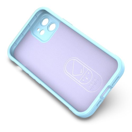 iPhone 12 Szilikon Tok Rugged Shield Ütésállókivitel 2in1 Drop-Proof Series Fehér