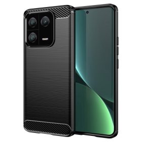   RMPACK Xiaomi 13 Pro Szilikon Tok Ütésállókivitel Karbon Mintázattal Fekete