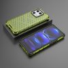RMPACK Xiaomi 13 Pro Szilikon Tok 2in1 HoneyComb Series Ütésállókivitel Shockproof Zöld