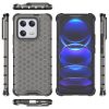 RMPACK Xiaomi 13 Pro Szilikon Tok 2in1 HoneyComb Series Ütésállókivitel Shockproof Fekete