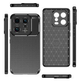   RMPACK Xiaomi 13 Szilikon Tok New Carbon Series Mintázattal Fekete