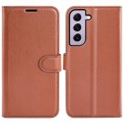 RMPACK Samsung Galaxy S23 Notesz Tok Business Series Kitámasztható Bankkártyatartóval Barna