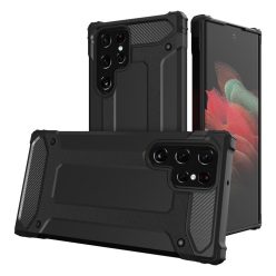   RMPACK Samsung Galaxy S23 Ultra Ütésálló Armor Tok Guard Series 2in1 Fekete