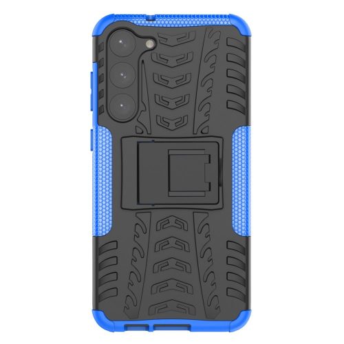 RMPACK Samsung Galaxy S23+ Ütésálló Tok Kitámasztható 2in1 Tyre Hybrid Kék