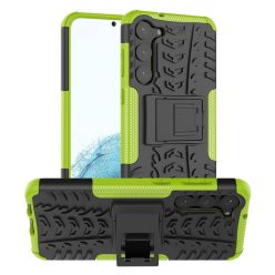   RMPACK Samsung Galaxy S23+ Ütésálló Tok Kitámasztható 2in1 Tyre Hybrid Zöld