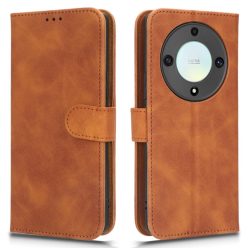   RMPACK Honor Magic5 Lite 5G Notesz Tok Business Series Kitámasztható Bankkártyatartóval Barna