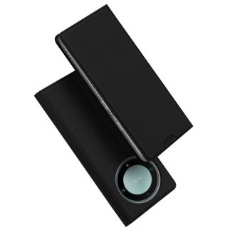   RMPACK Honor Magic5 Lite 5G Notesz Tok Mágneses DUX DUCIS Skin Pro Series Kitámasztható Kártyatartóval Fekete
