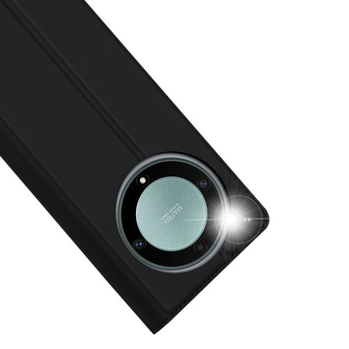 RMPACK Honor Magic5 Lite 5G Notesz Tok Mágneses DUX DUCIS Skin Pro Series Kitámasztható Kártyatartóval Fekete