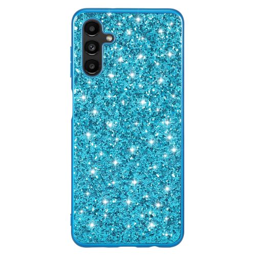 RMPACK Samsung Galaxy A34 5G Csillámló Szilikon Tok Glitter Shiny Series Türkiz