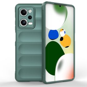   RMPACK Xiaomi Redmi Note 12 Pro 5G Szilikon Tok Rugged Armor Style 2in1 Shock Zöld