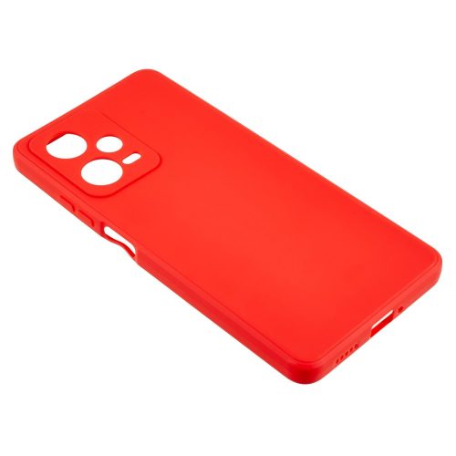 RMPACK Xiaomi Redmi Note 12 Pro 5G Szilikon Tok Lens Protector TPU Piros