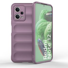   RMPACK Xiaomi Redmi Note 12 5G Szilikon Tok Rugged Armor Style 2in1 Shock Lila