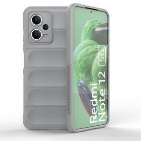   RMPACK Xiaomi Redmi Note 12 5G Szilikon Tok Rugged Armor Style 2in1 Shock Szürke