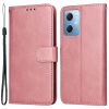 RMPACK Xiaomi Redmi Note 12 5G Notesz Tok Business Series V2 Kitámasztható Kártyatartóval Rózsaarany