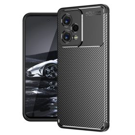   RMPACK Xiaomi Redmi Note 12 5G Szilikon Tok New Carbon Series Mintázattal Fekete