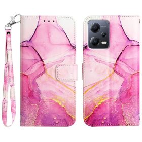   RMPACK Xiaomi Redmi Note 12 5G Notesz Tok Mintás Marble Style Kitámasztható Bankkártyatartóval A02
