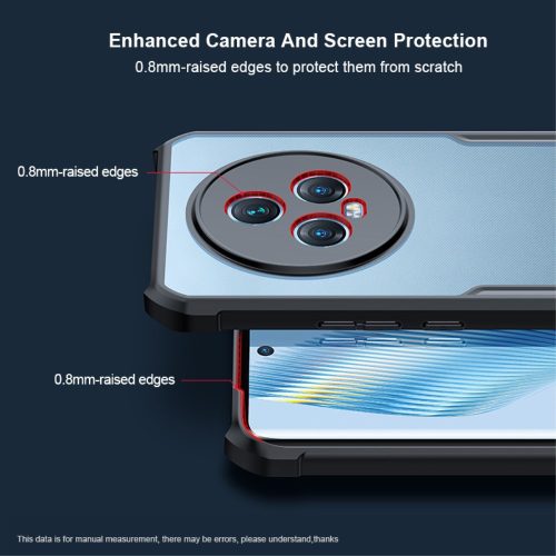 RMPACK Honor Magic5 Pro 5G Shock Shell TPU Tok Ütécsökkentősarkokkal Fekete